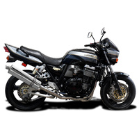 KAWASAKI ZRX1100/ZRX1200 97-07 450MM OVAL STAINLESS FULL EXHAUST SYSTEM Product thumb image 2