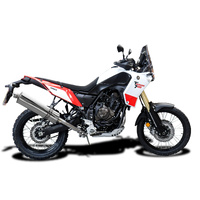 Yamaha XT700 Tenere 19-25 450MM Oval Stainless DE-CAT Full Exhaust System Product thumb image 2