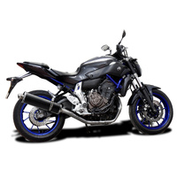Yamaha MT-07 FZ07 14-21 450MM Oval Carbon Full Exhaust System Product thumb image 2
