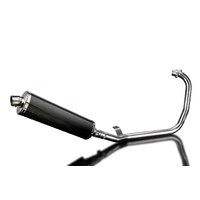 Royal Enfield Himalayan 16-23 450MM Oval Carbon Full Exhaust System Product thumb image 2