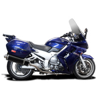Yamaha FJR1300 2001-2005 450MM Oval Carbon Full Exhaust System Product thumb image 2