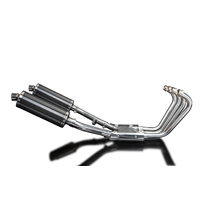 Yamaha XJR1300/SP 1998-2003 350MM Oval Carbon Full Exhaust System Product thumb image 2