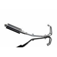 Kawasaki Ninja 250R 2008-2013 350MM Oval Carbon 2 Into 1 Full Exhaust System Product thumb image 2