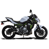 Kawasaki Z650 2017-2019 2 Into 1 350MM Oval Carbon Complete Exhaust System Product thumb image 2
