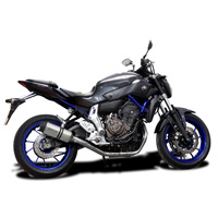 Yamaha MT-07 FZ07 14-21 260MM X-OVAL Titanium Full Exhaust System Product thumb image 2