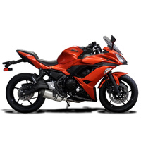 Kawasaki Ninja 650-Z650 2017-2024 260MM X-OVAL Titanium Complete Exhaust System Product thumb image 2