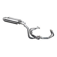Honda VFR800 Vtec 2002-2013 320MM TRI-OVAL Stainless Full Exhaust System Product thumb image 2