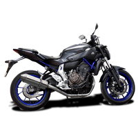 Yamaha MT-07 FZ07 14-21 320MM TRI-OVAL Stainless Full Exhaust System Product thumb image 2