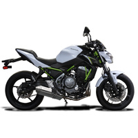 Kawasaki Z650 2017-2019 2 Into 1 320MM TRI-OVAL Stainless Full Exhaust System Product thumb image 2