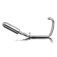 Royal Enfield Scram 411 2022-2024 320MM Stainless TRI Oval Full Exhaust System Product thumb image 2