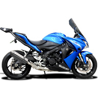 Suzuki GSX-S1000/F 2015-2020 DE-CAT 320MM TRI-OVAL Stainless Full Exhaust System Product thumb image 2