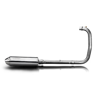 Royal Enfield 350 Bullet Classic 22-25 320MM TRI-OVAL Full Exhaust System Product thumb image 2