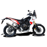 Yamaha XT700 Tenere 19-25 320MM TRI Oval Stainless DE-CAT Full Exhaust System Product thumb image 2