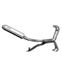 Suzuki GS500E/F 2-1 1989-2019 420MM TRI-OVAL Stainless Complete Exhaust System Product thumb image 2