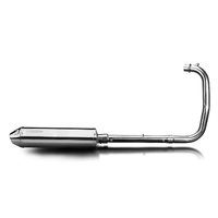 Royal Enfield 350 Bullet Classic 22-25 420MM TRI-OVAL Full Exhaust System Product thumb image 2