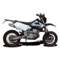 Suzuki DRZ400 S/SM 2005-2024 / SS70 Oval 225mm (9 inch) Silencer Complete System 304 Stainless Steel Product thumb image 2