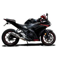 Yamaha YZF-R3 MT-03 2015-2023 225MM Oval Stainless Full Exhaust System Product thumb image 2