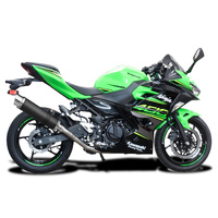 Kawasaki Ninja 400 Z400 18-22 Round Carbon Fibre Complete Exhaust System Product thumb image 2