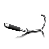 Royal Enfield Himalayan 16-23 350MM Round Carbon Full Exhaust System Product thumb image 2