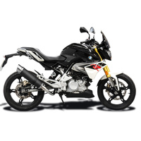 BMW G310R G310GS 17-24 350MM Round Carbon DE-CAT Full Exhaust System Product thumb image 2