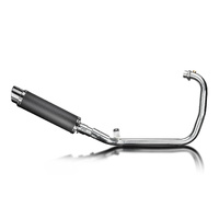 Royal Enfield Scram 411 2022-2024 350MM Round Carbon Full Exhaust System Product thumb image 2