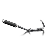Kawasaki Ninja 500 2024-2025 350MM Round Carbon Full Exhaust System Product thumb image 2