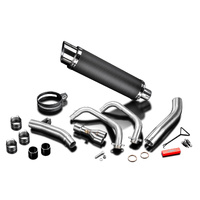 Yamaha XT700 Tenere 19-25 350MM Round Carbon DE-CAT Full Exhaust System Product thumb image 2