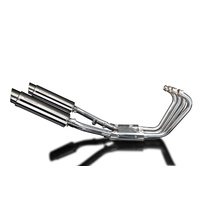 Yamaha XJR1300/SP 1998-2003 350MM Round Stainless Full Exhaust System Product thumb image 2
