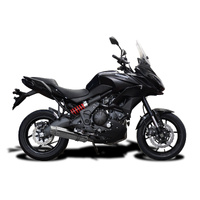 Kawasaki KLE650 Versys 15-23 350MM Oval Stainless Full Exhaust System Product thumb image 2