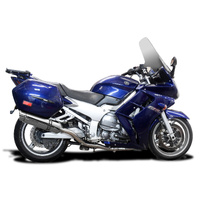 Yamaha FJR1300 2001-2005 350MM Round Stainless Full Exhaust System Product thumb image 2