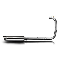 Royal Enfield 350 Bullet Classic 22-25 350MM Round Stainless Full Exhaust System Product thumb image 2