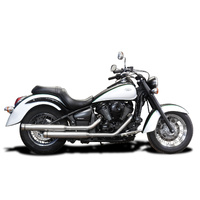 Kawasaki VN900 2006-2021 2-2 550MM Bull Nose Complete Exhaust System Product thumb image 2