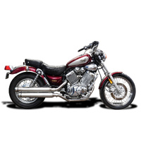 Yamaha XV535 Virago 87-03 550MM Bull Nose Exhaust System Product thumb image 2