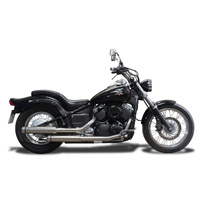 Yamaha XVS650 Classic/Dragstar/Custom 1997-2019 410MM Bull Nose Exhaust System Product thumb image 2