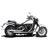 Kawasaki VN900 2006-2021 2-2 410MM Bull Nose Complete Exhaust System Product thumb image 2