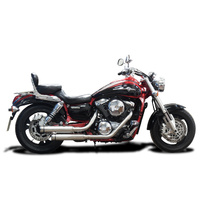Kawasaki VN1500 VN1600 96-08 410MM Bull Nose Full Exhaust System Product thumb image 2