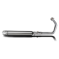 Kawasaki Vulcan S 650 15-21 550MM Slash CUT Full Exhaust System Product thumb image 2