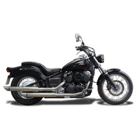 Yamaha XVS650 Classic/Dragstar/Custom 1997-2019 550MM Slash CUT Exhaust System Product thumb image 2