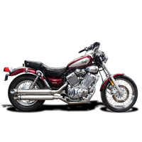 Yamaha XV535 Virago 87-03 550MM Slash CUT Exhaust System Product thumb image 2
