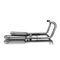 W650 W800 2019-2024 / Complete Systems 410mm Custom Silencers With Slash CUT END 304 Stainless Steel Product thumb image 2