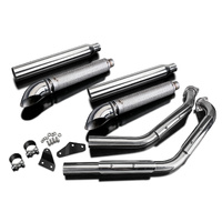 Suzuki VL800 C50 C50T M50 2001-2023 550MM Turned Slash CUT Exhaust System Product thumb image 2