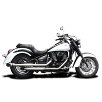Kawasaki VN900 2006-2021 2-2 550MM Turned Slash CUT Complete Exhaust System Product thumb image 2