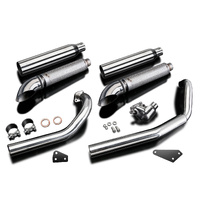Yamaha XVS650 Classic/Dragstar/Custom 1997-2019 410MM Turned Slash Exhaust Product thumb image 2