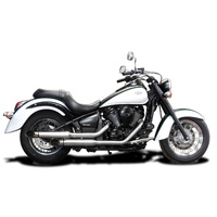 Kawasaki VN900 2006-2021 2-2 410MM Turned Slash CUT Complete Exhaust System Product thumb image 2