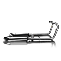 W650 W800 2019-2024 / Complete Systems 410mm Custom Silencers With Turn OUT END 304 Stainless Steel Product thumb image 2