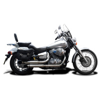 Honda VT750 2008-2018 410MM Turned Slash CUT Exhaust System Product thumb image 2
