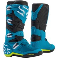 FOX Comp Off Road Boots Blue/Yellow Product thumb image 2