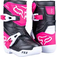 FOX Kids Comp Off Road Boots Black/Pink Product thumb image 2