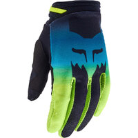FOX Youth Girls 180 Flora Off Road Gloves Black/Yellow Product thumb image 2