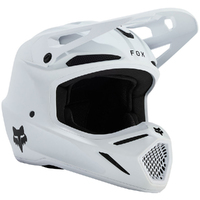 FOX Youth V3 Solid Off Road Helmet Matte White Product thumb image 2